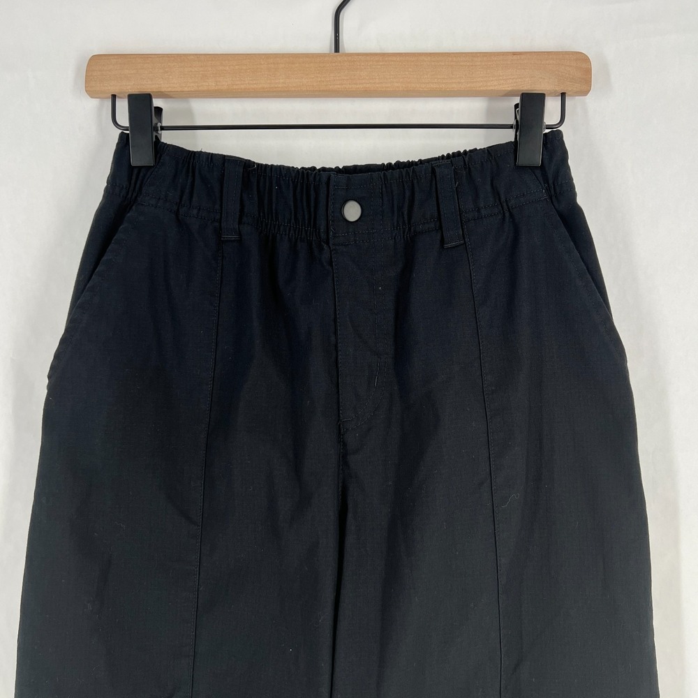 Nike Air Jordan Cargo Pants Womens XS Black Cotton Loose Fit High Rise Outdoor - Picture 2 of 16